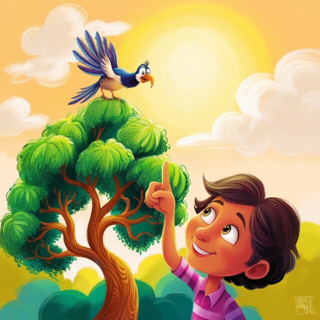 ชี้นกบนปลายไม้